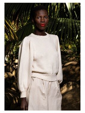 Heidi Merrick Dutchess Cream Sweater
